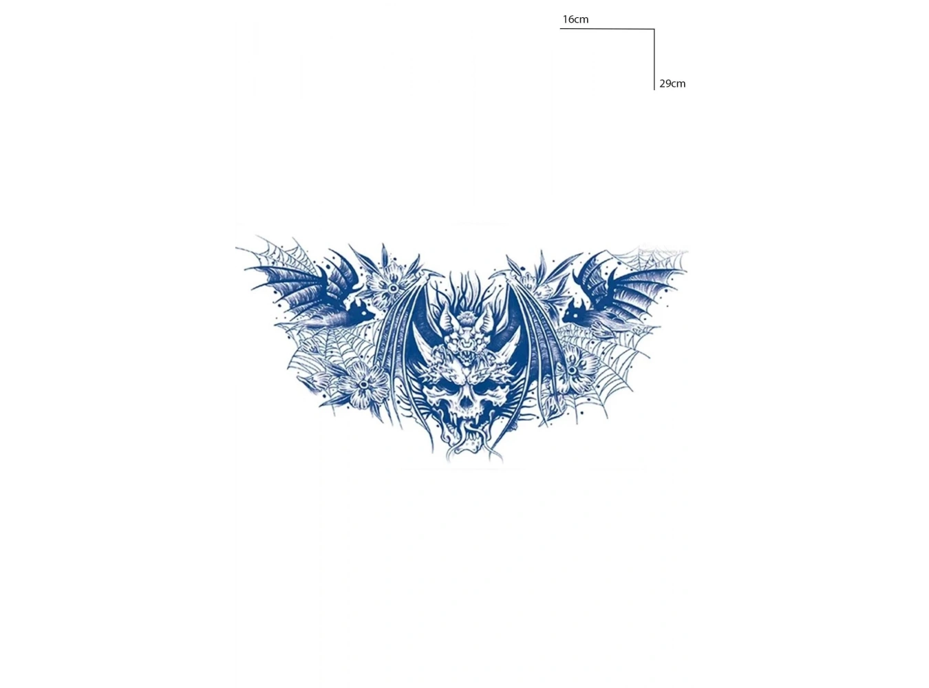 Ejderha Figürlü 12 Saat Sonra Kararan Geçici Dövme Tattoo