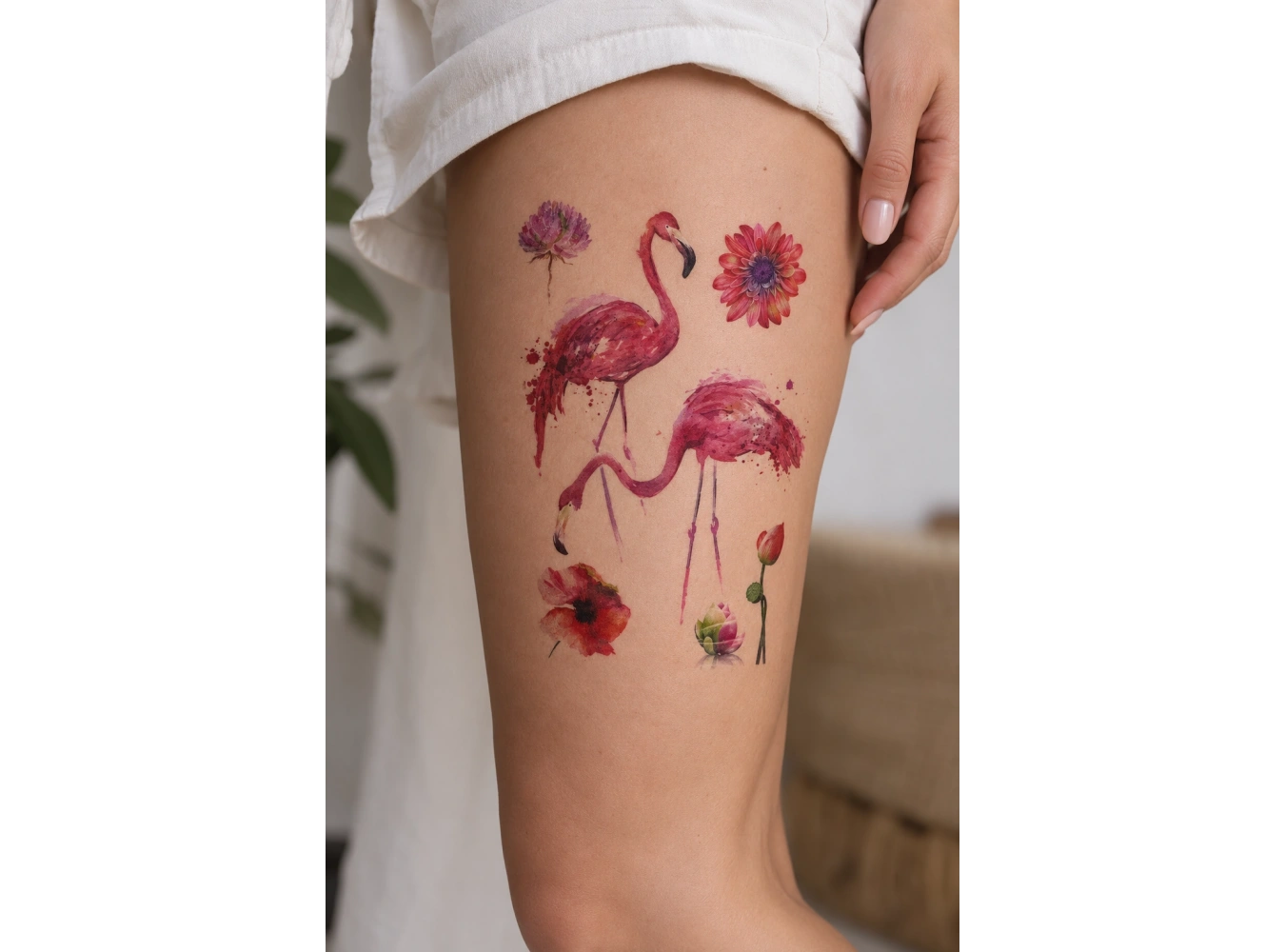 Flamingo Geçici Dövme Tattoo