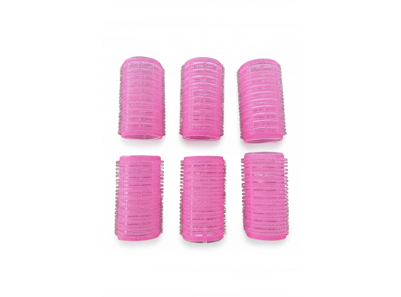 Fuşya Renk 6lı Küçük Boy Bigudi Set