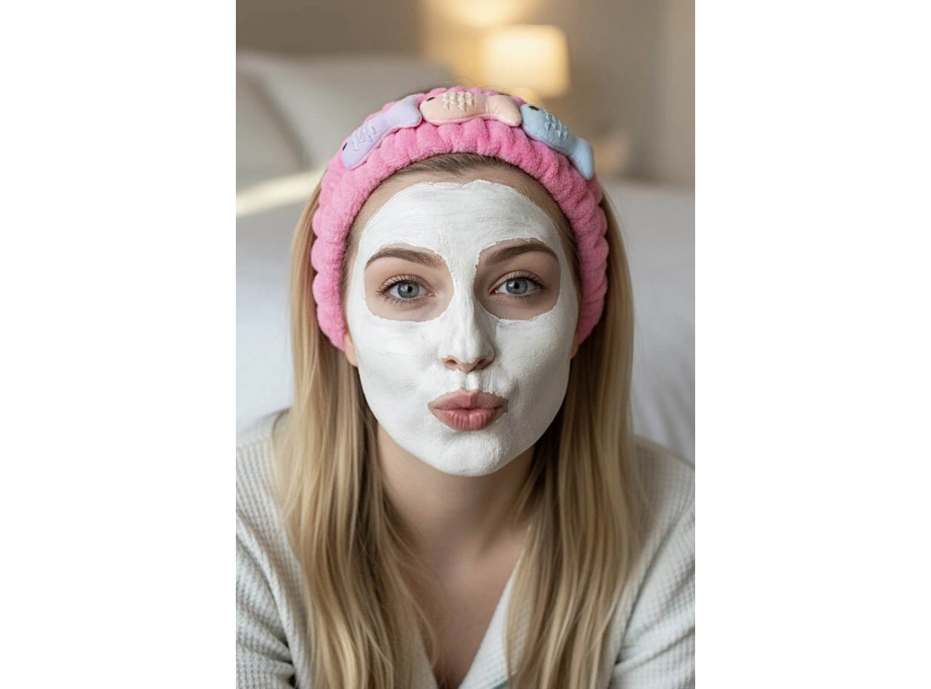 Fuşya Renk Balık Figürlü Peluş Saç Bandı