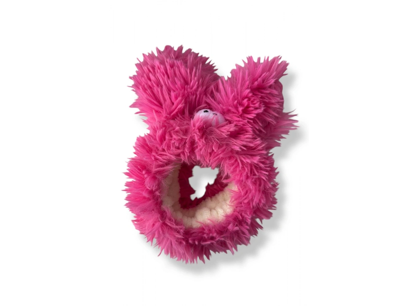 Fuşya Renk Canavar Figürlü Peluş Saç Bandı