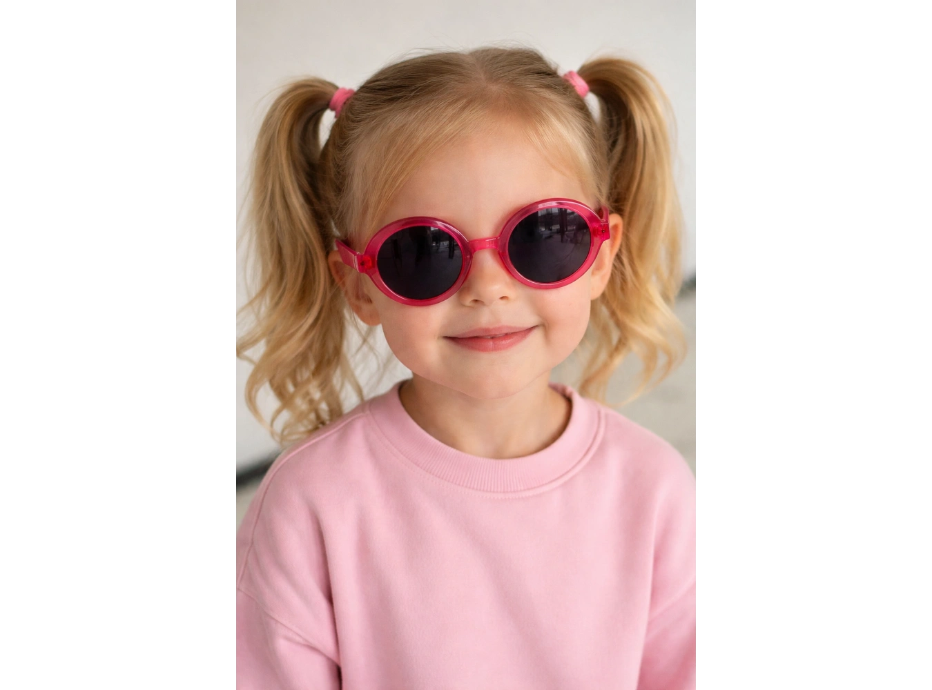 Fuşya Renk Çocuk Güneş Gözlüğü