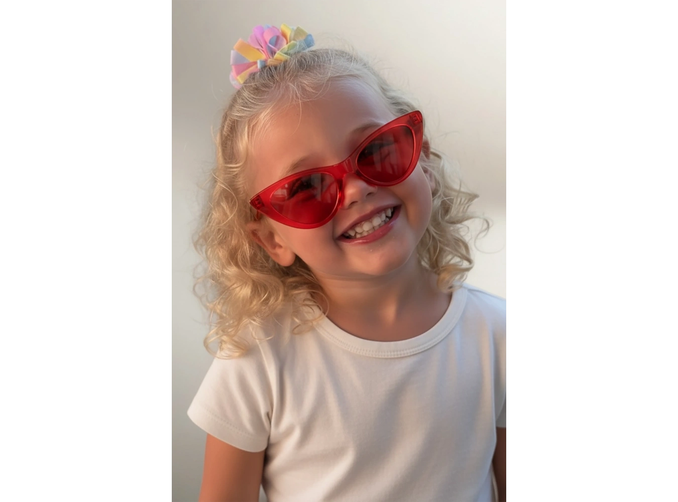 Fuşya Renk Çocuk Güneş Gözlük