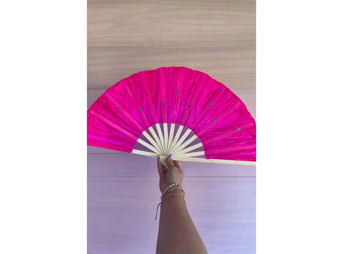 Fuşya Renk Yelpaze (Büyük Boy)