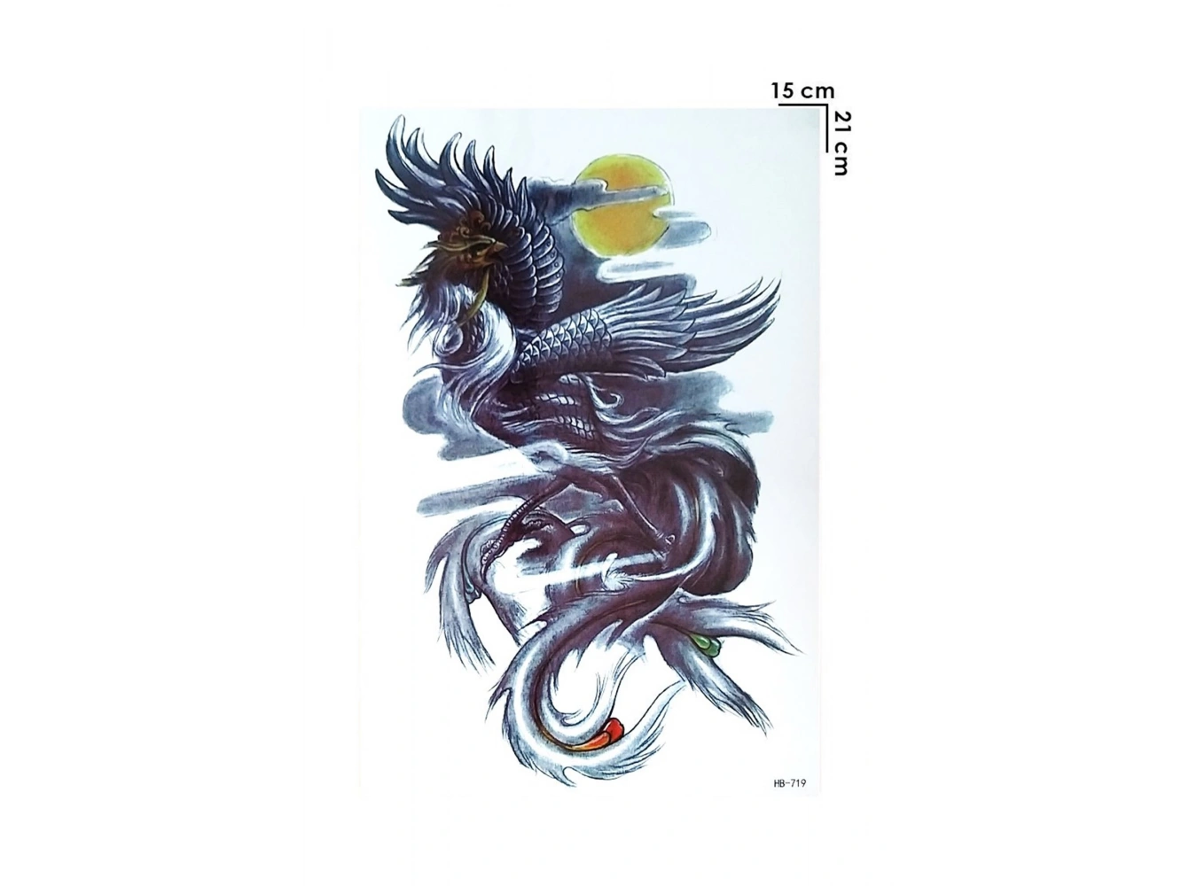 Geçici Anka Kuşu Dövme Tattoo