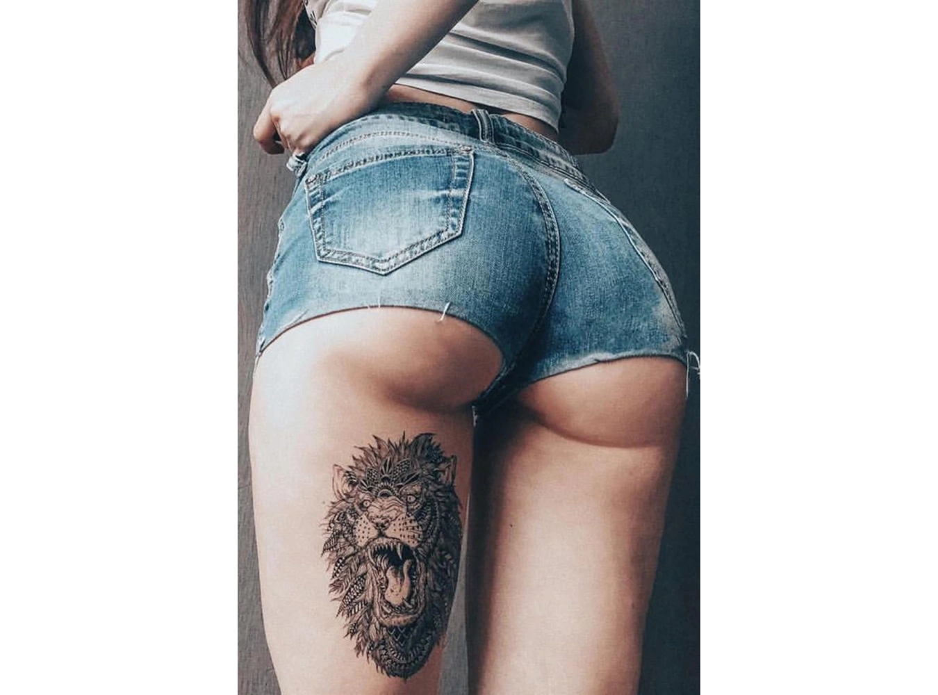Geçici Aslan Dövme Tattoo