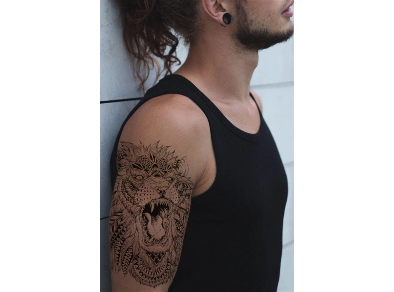 Geçici Aslan Dövme Tattoo