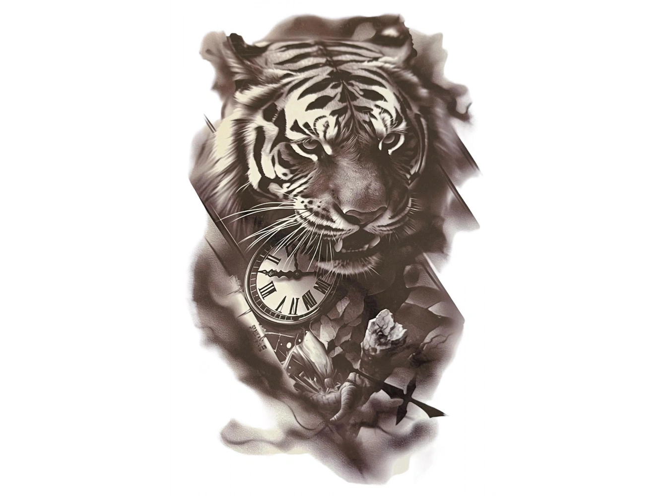 Geçici Aslan Figürlü Dövme Tattoo