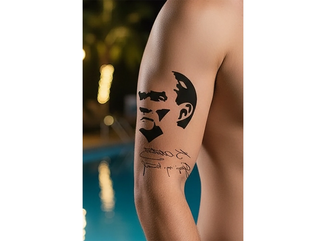 Geçici Atatürk İmza Dövme Tattoo