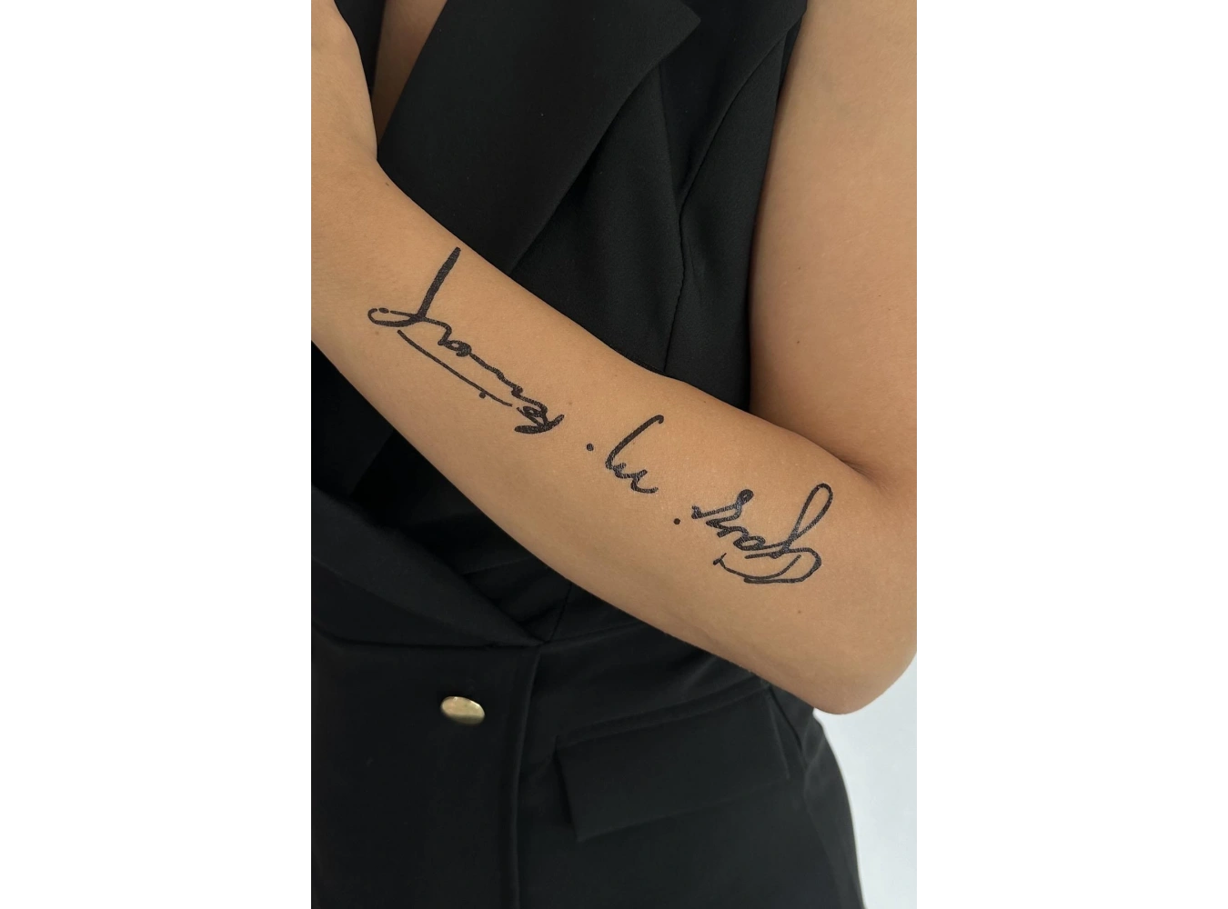 Geçici Atatürk İmza Dövme Tattoo