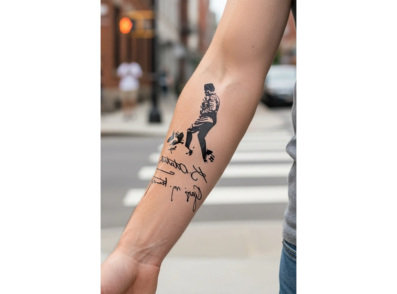 Geçici Atatürk İmza Dövme Tattoo