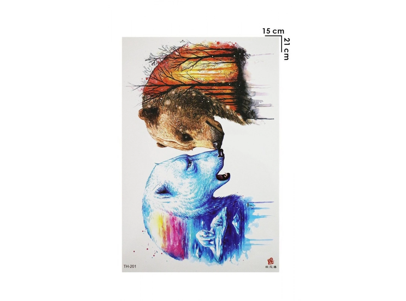 Geçici Ayı Dövme Tattoo