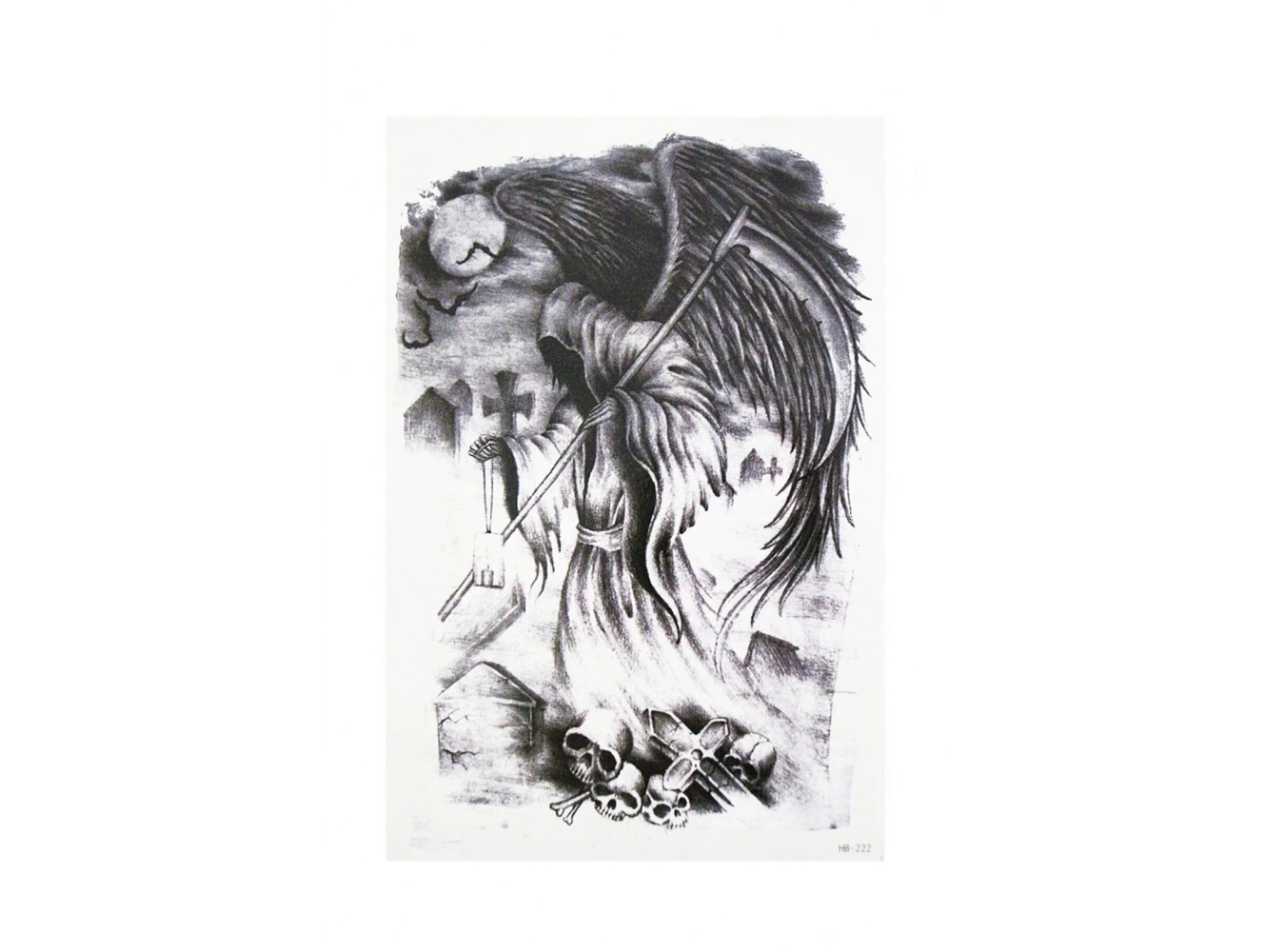 Geçici Azrail Dövme Tattoo