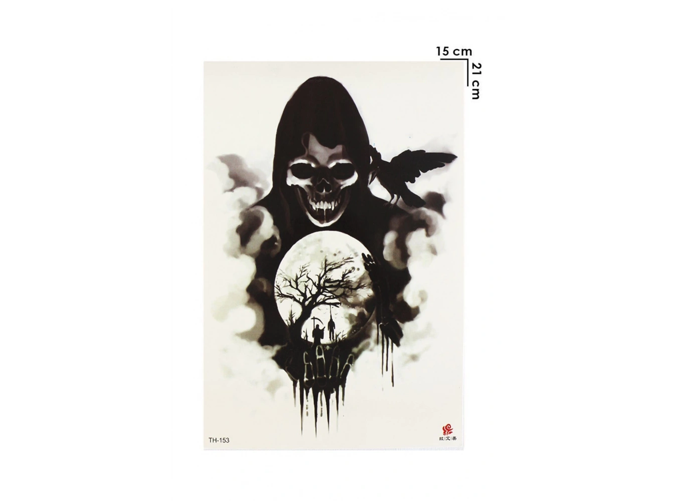 Geçici Azrail Dövme Tattoo