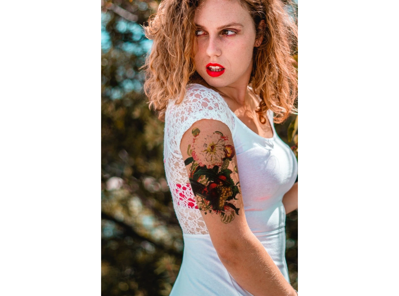 Geçici Çiçek Dövme Tattoo