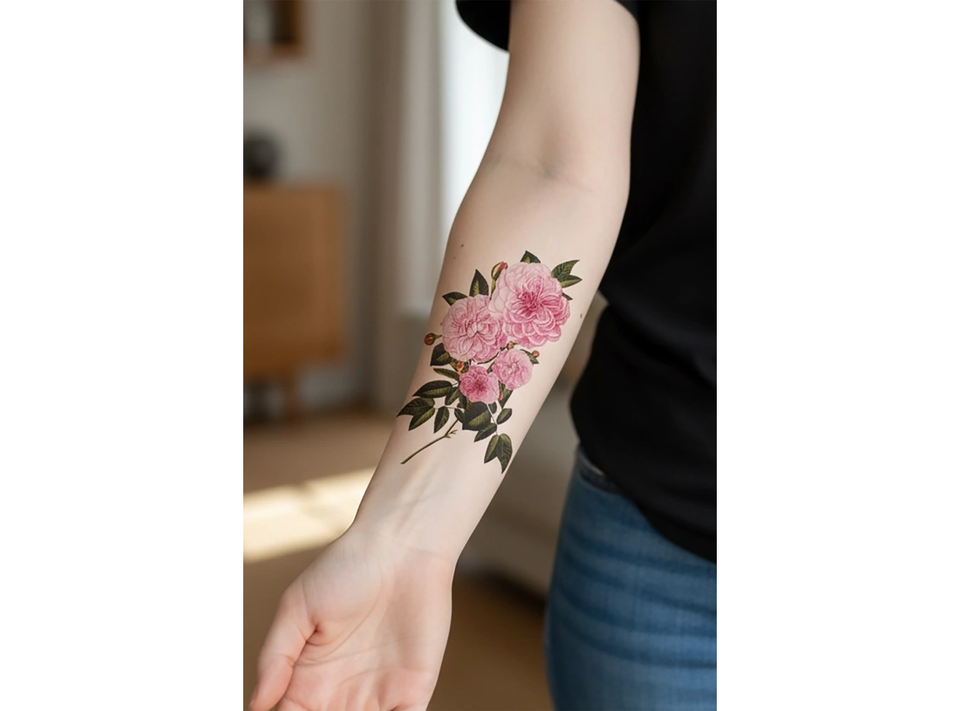 Geçici Çiçek Dövme Tattoo