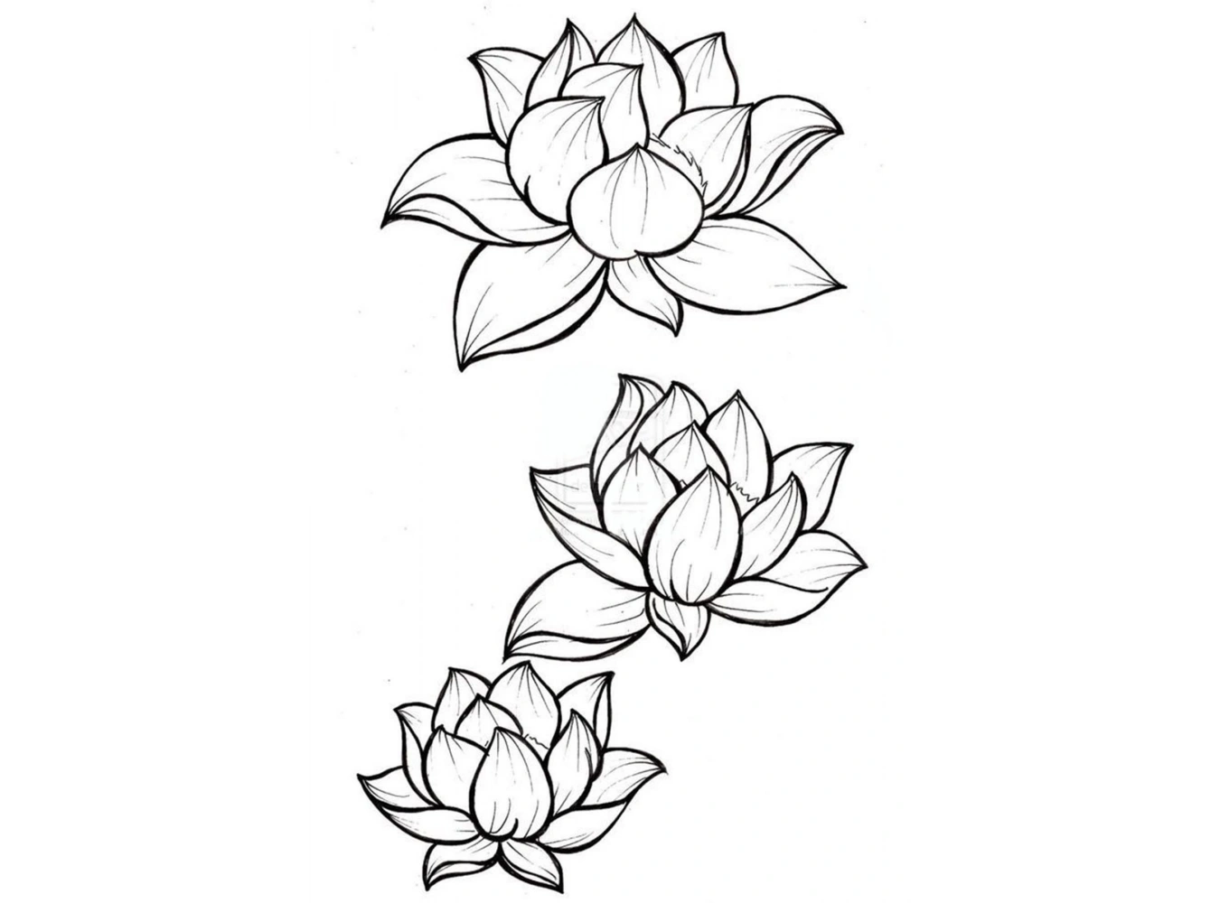 Geçici Çiçek Figürlü Mini Dövme Tattoo