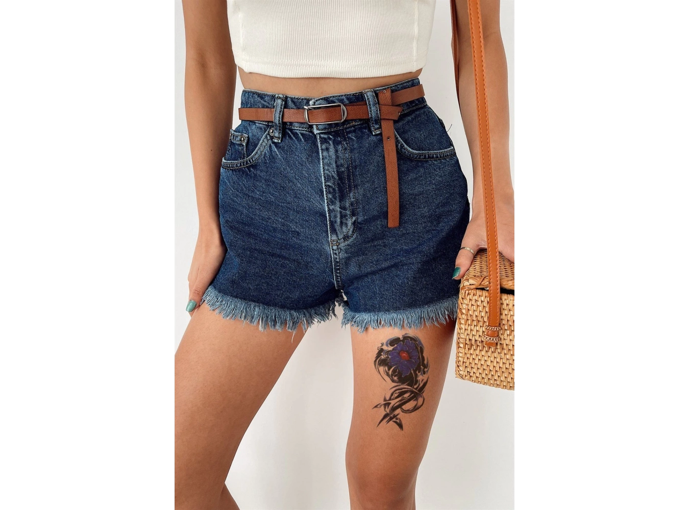 Geçici Çiçek Modelli Dövme Tattoo