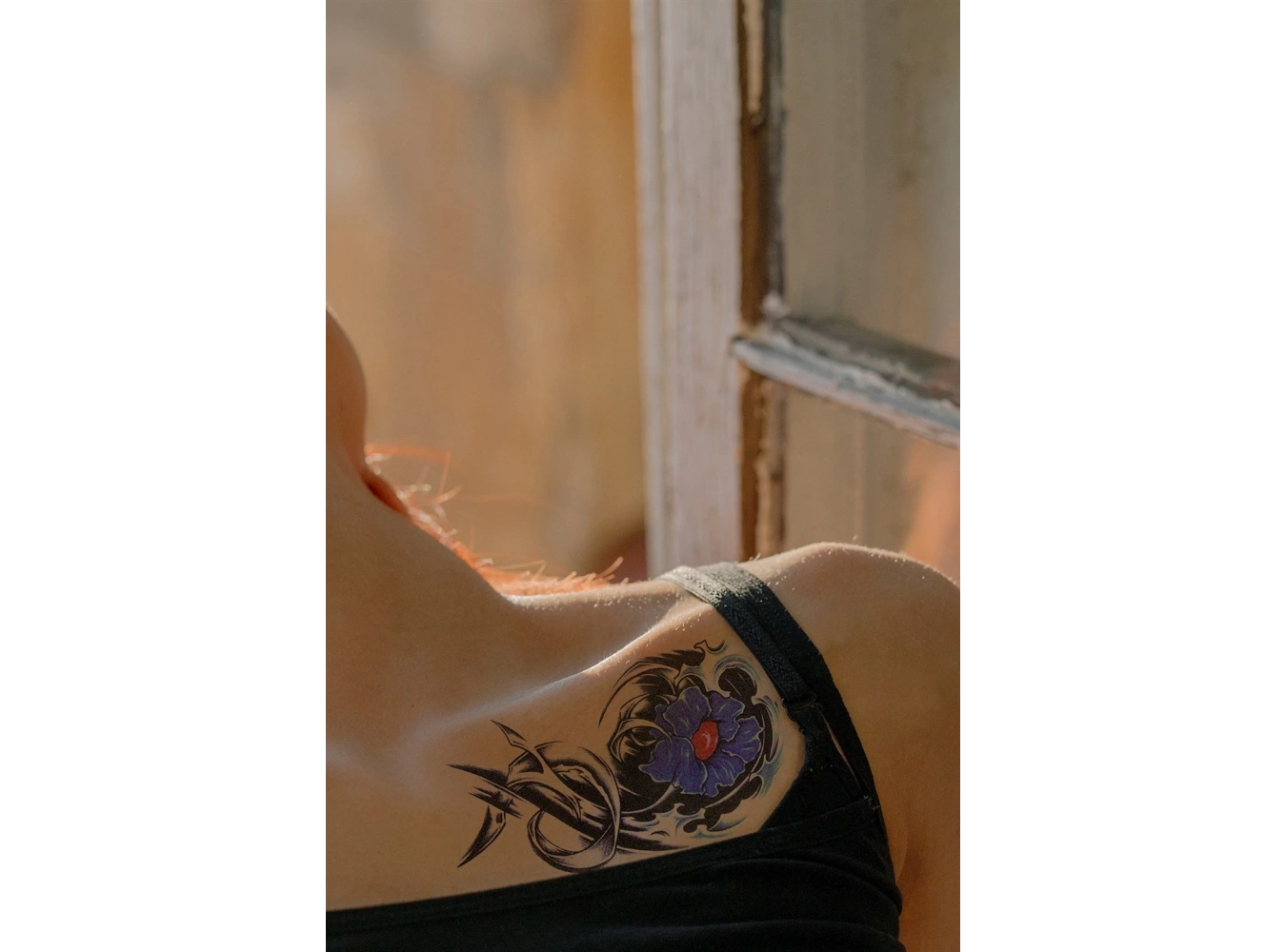 Geçici Çiçek Modelli Dövme Tattoo