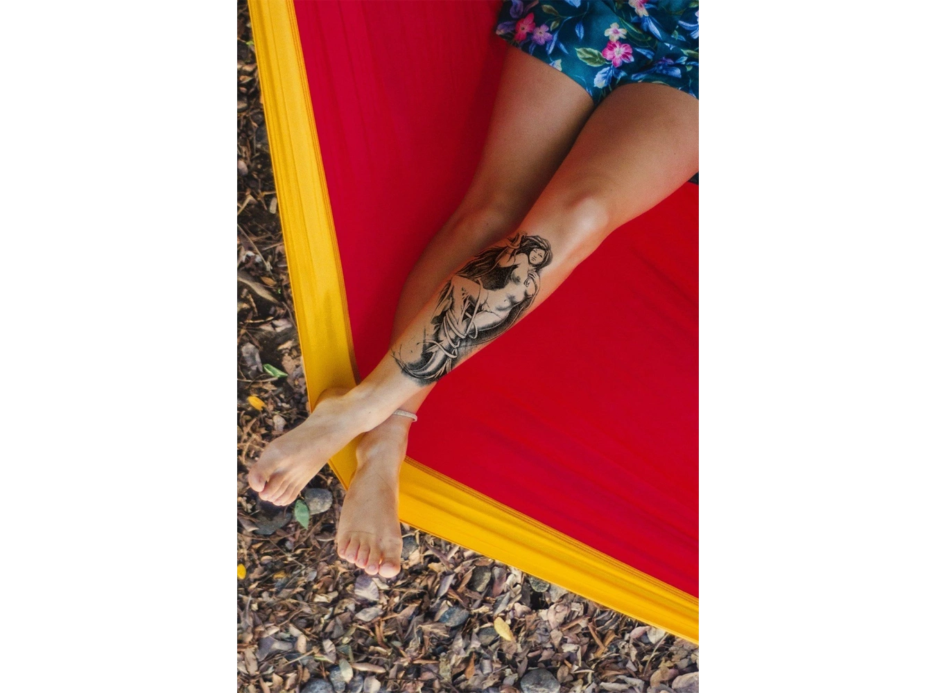 Geçici Deniz Kızı Dövme Tattoo