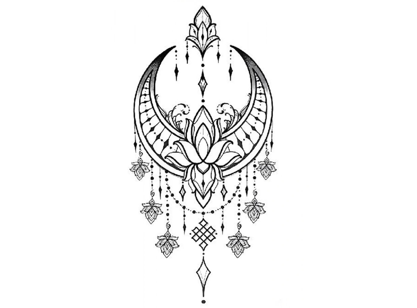 Geçici Düş Kapanı Figürlü Dövme Tattoo