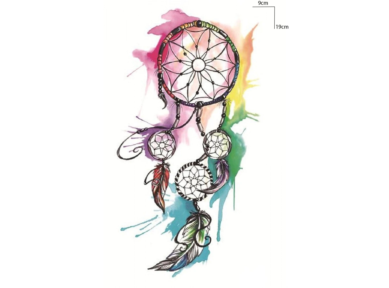 Geçici Düş Kapanı Figürlü Dövme Tattoo