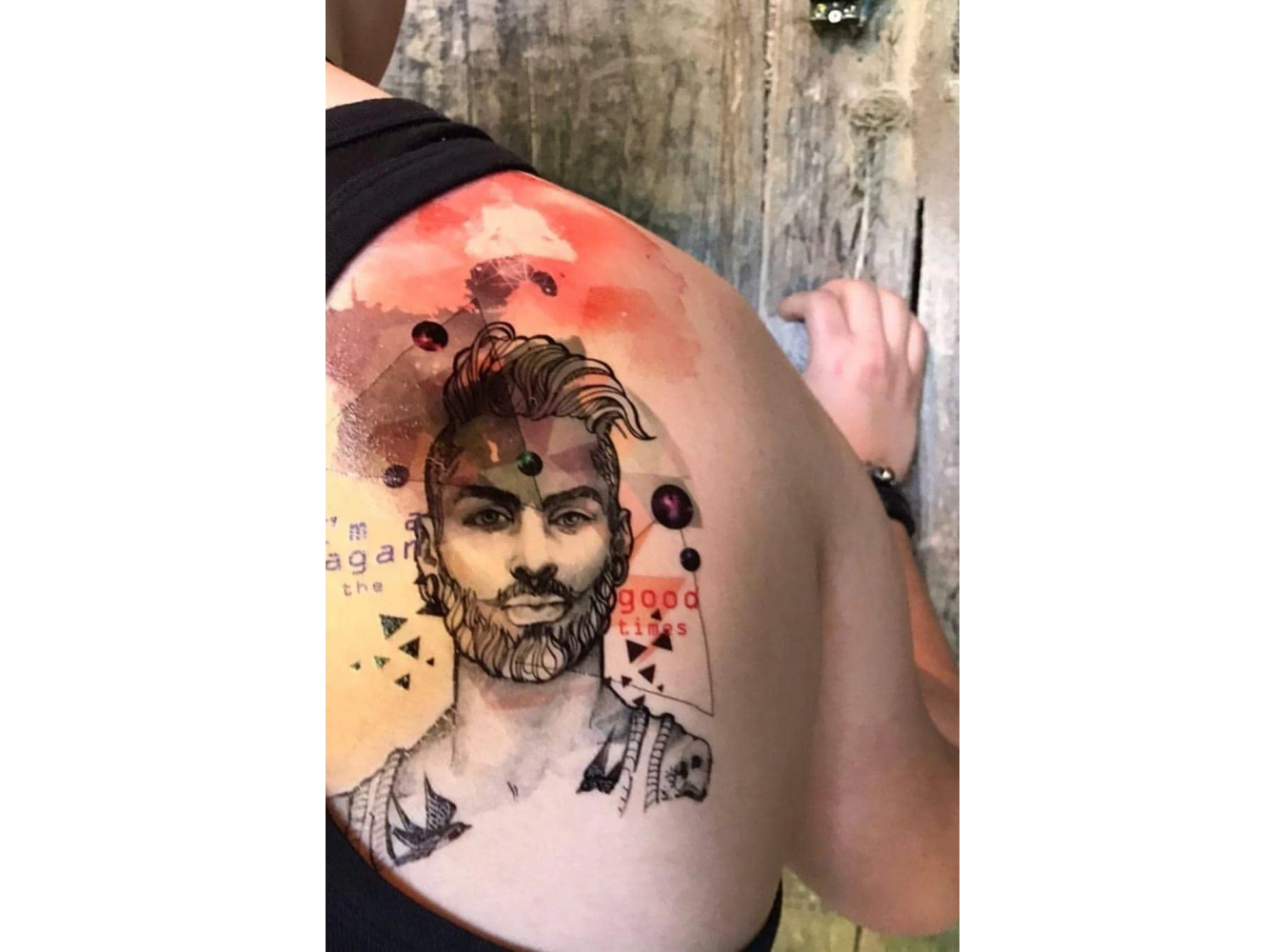 Geçici Erkek Modelli Dövme Tattoo