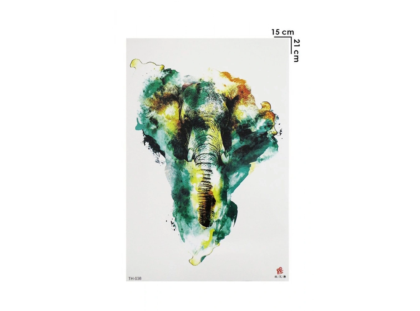 Geçici Fil Dövme Tattoo