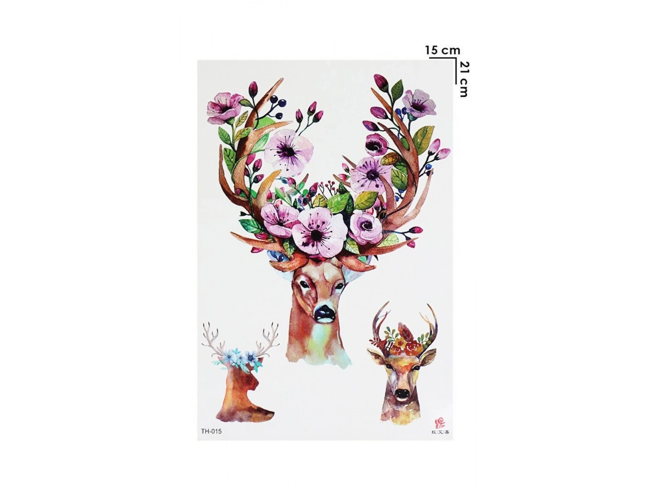 Geçici Geyik Dövme Tattoo