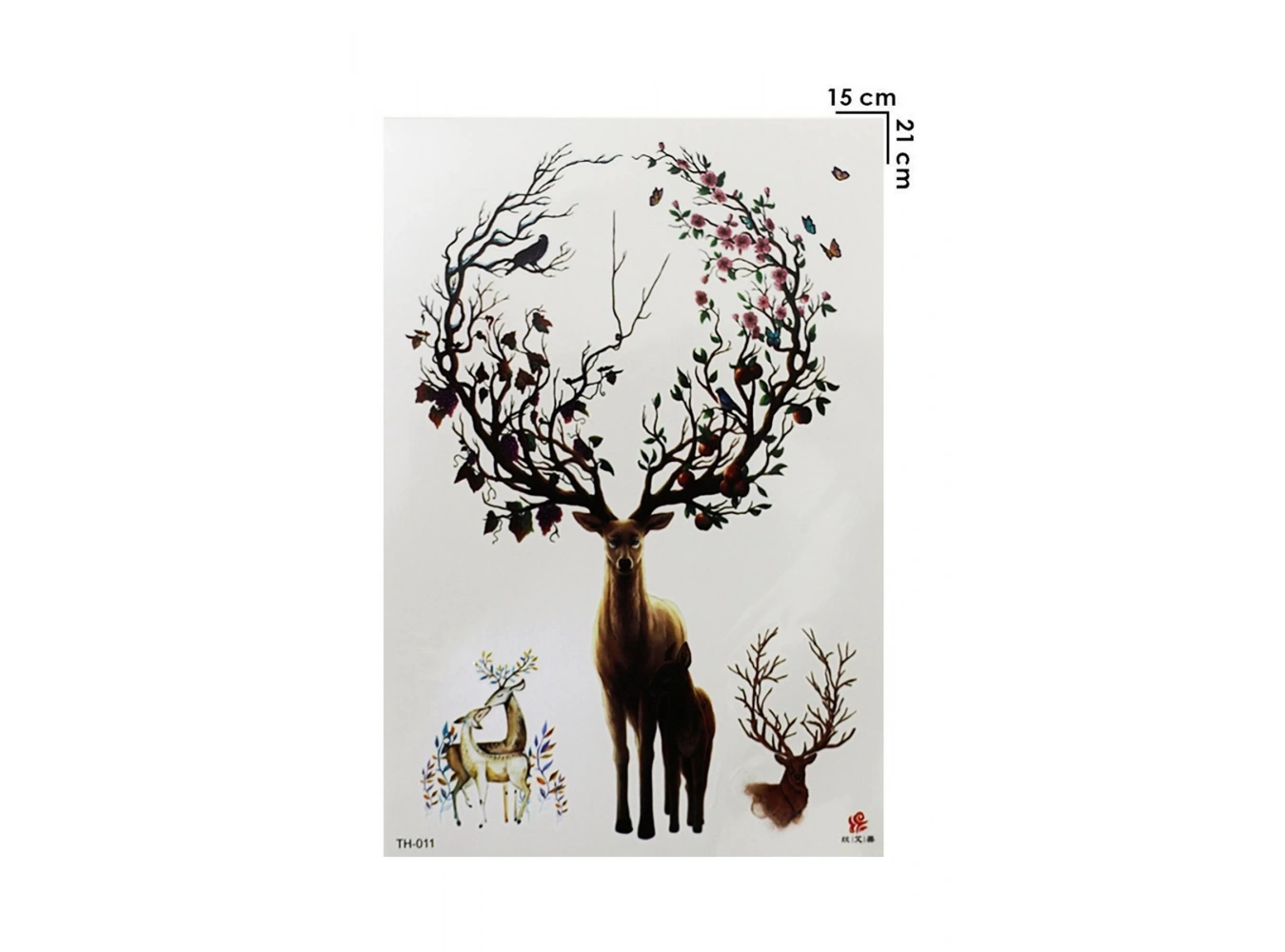 Geçici Geyik Dövme Tattoo