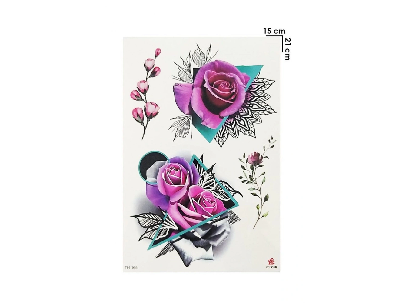 Geçici Gül Dövme Tattoo