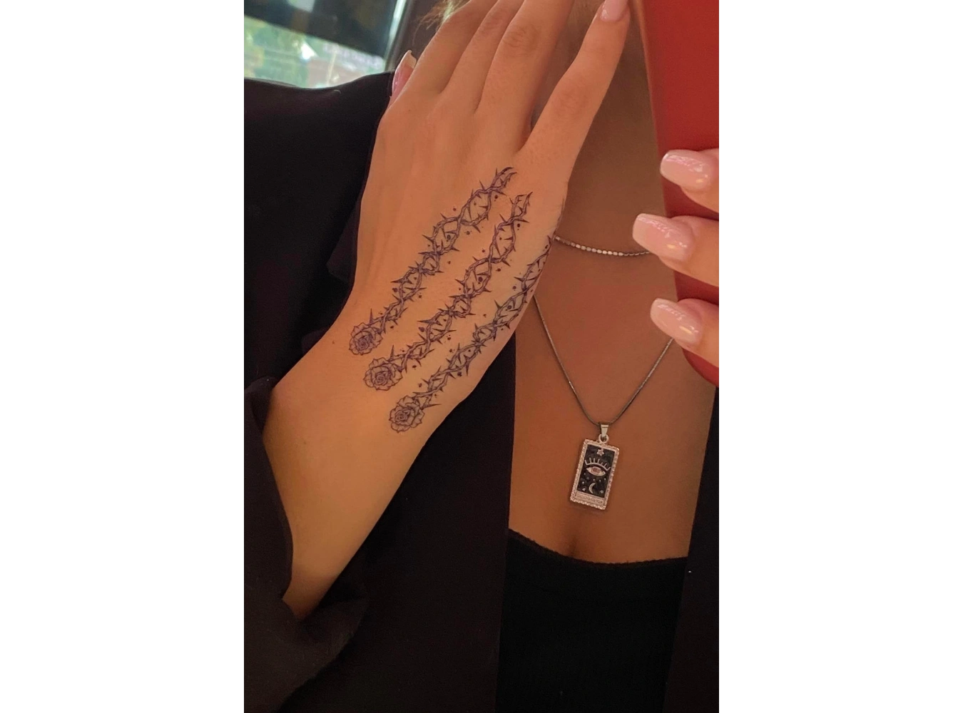 Geçici Gül Figürlü Dövme Tatto