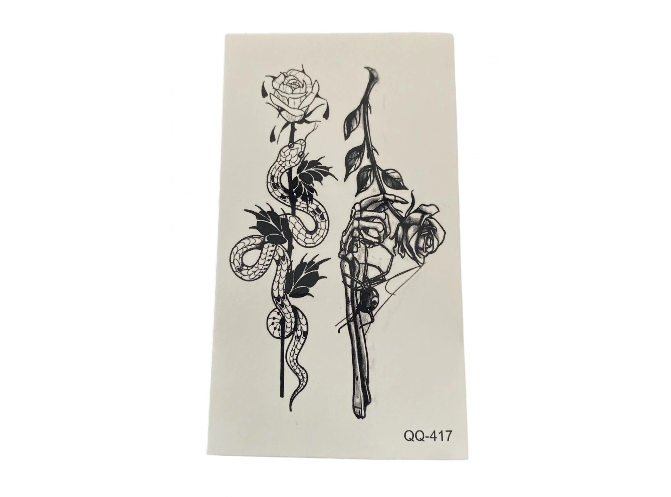 Geçici Gül Figürlü Dövme Tatto