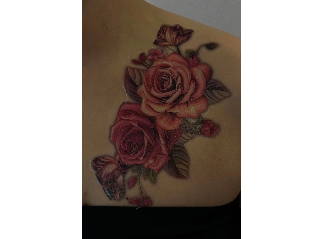 Geçici Gül Figürlü Dövme Tattoo