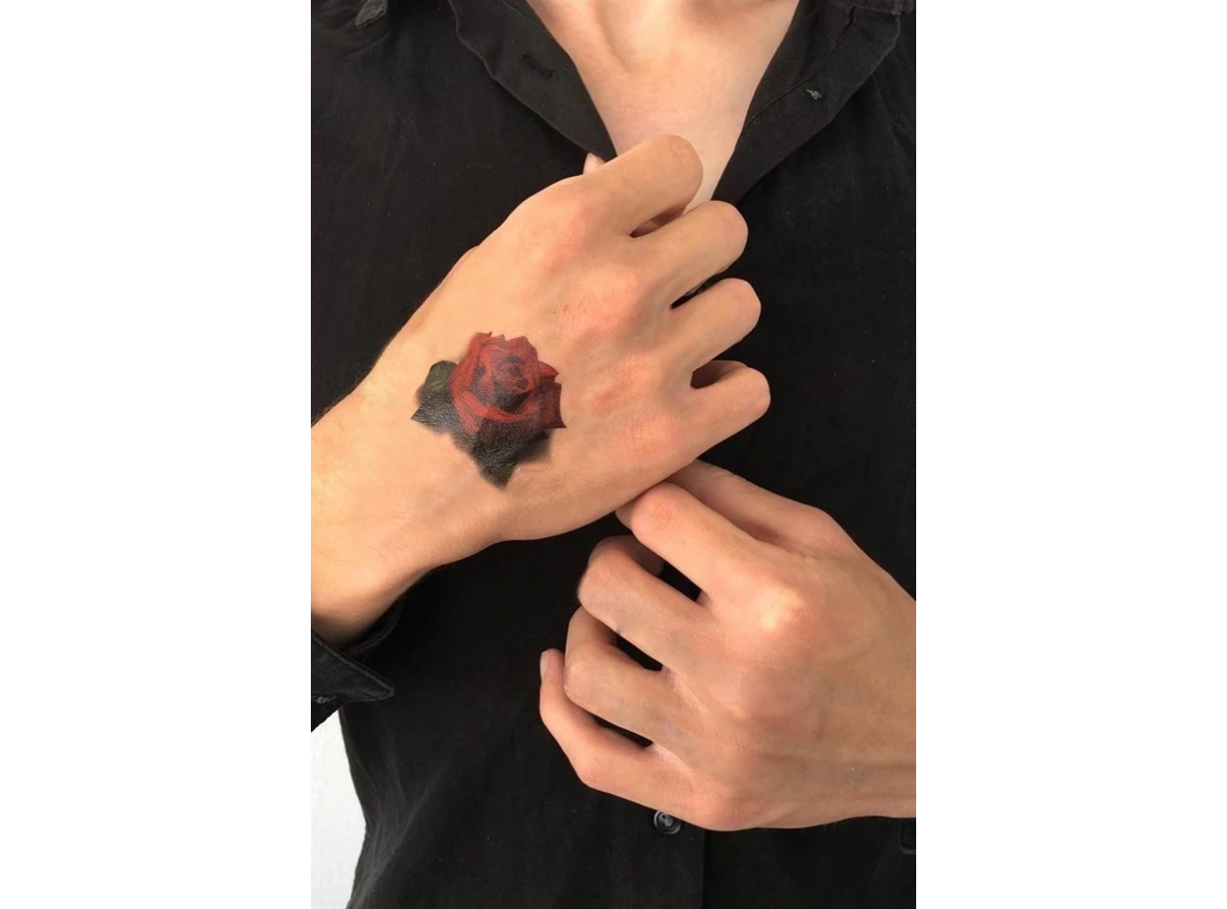 Geçici Gül Mini Dövme Tattoo