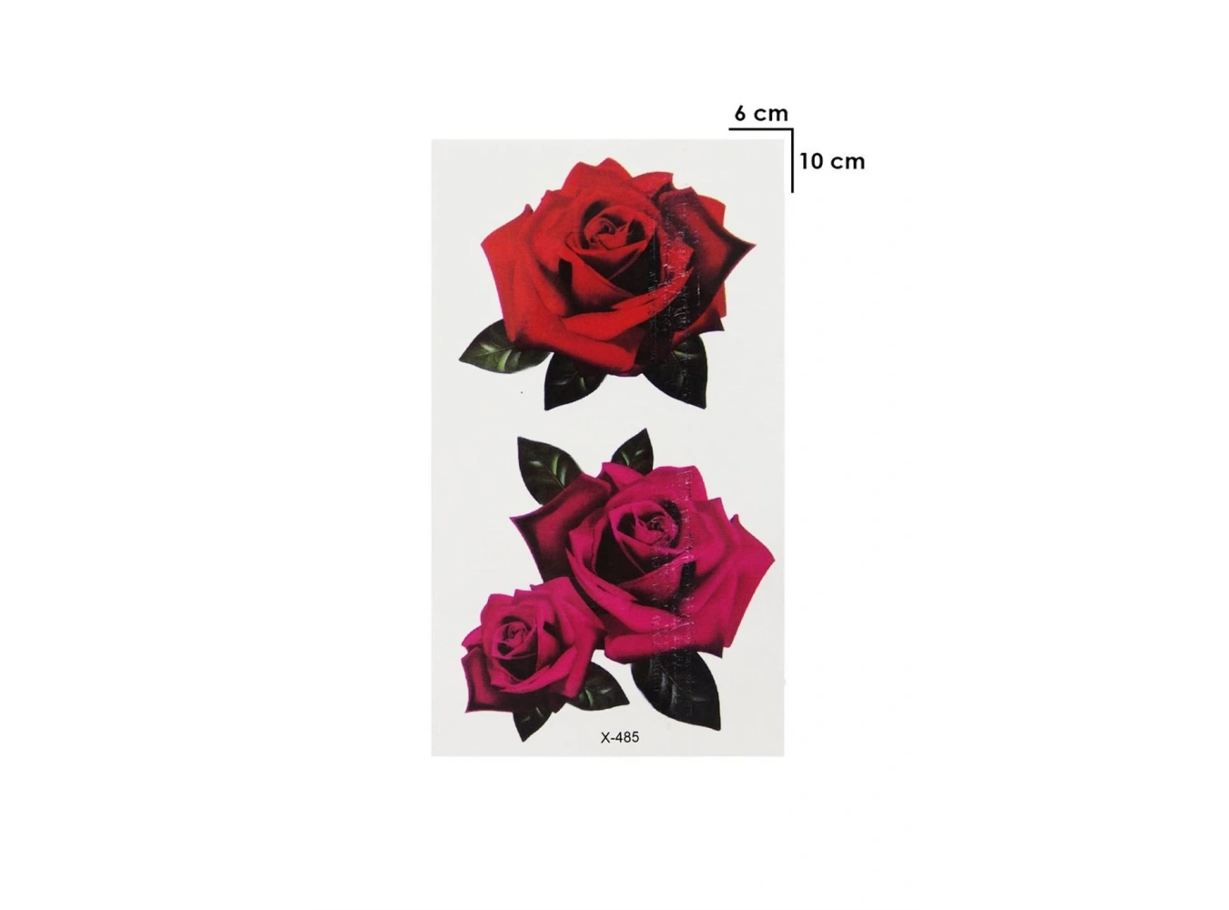 Geçici Gül Mini Dövme Tattoo