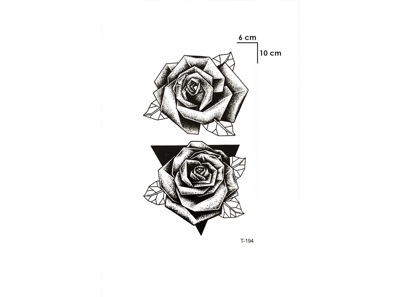 Geçici Gül Mini Dövme Tattoo