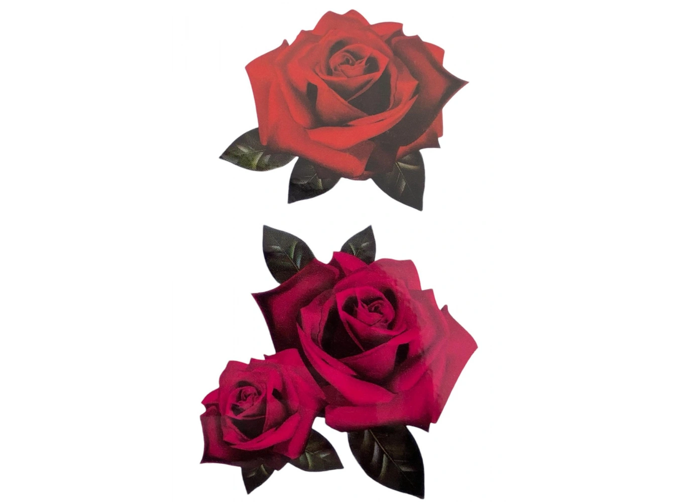 Geçici Gül Figürlü Mini Dövme Tattoo