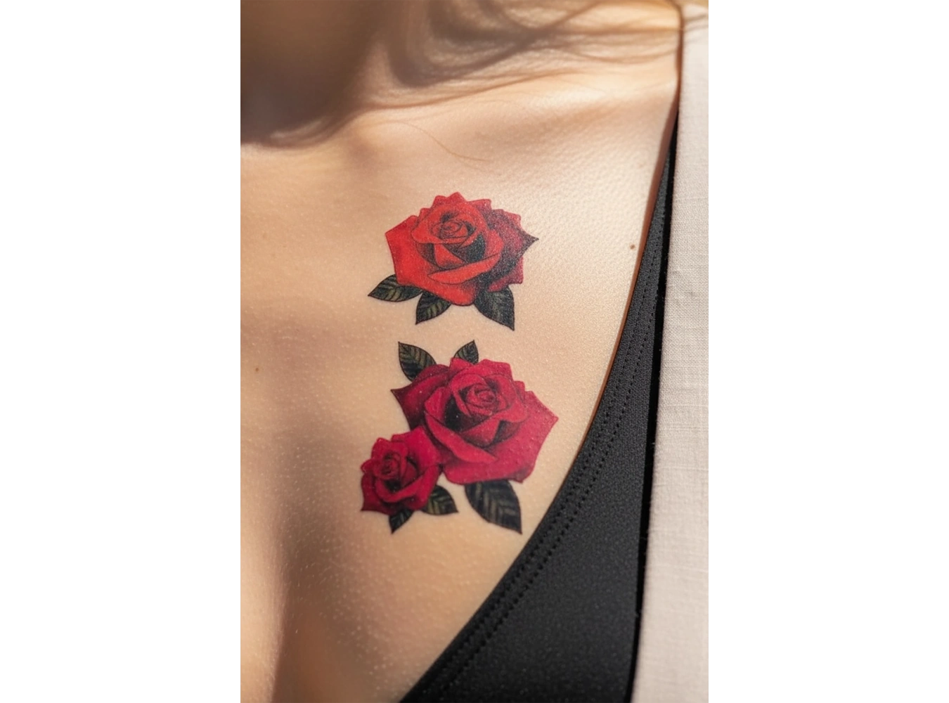 Geçici Gül Mini Dövme Tattoo