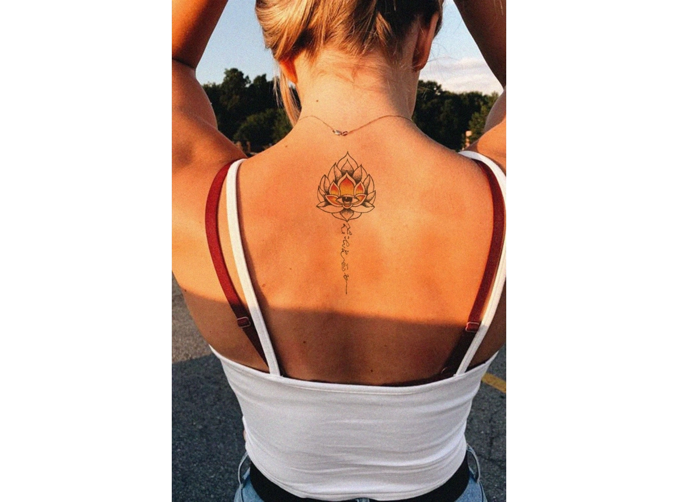 Geçici Gül ve Göz Dövme Tattoo