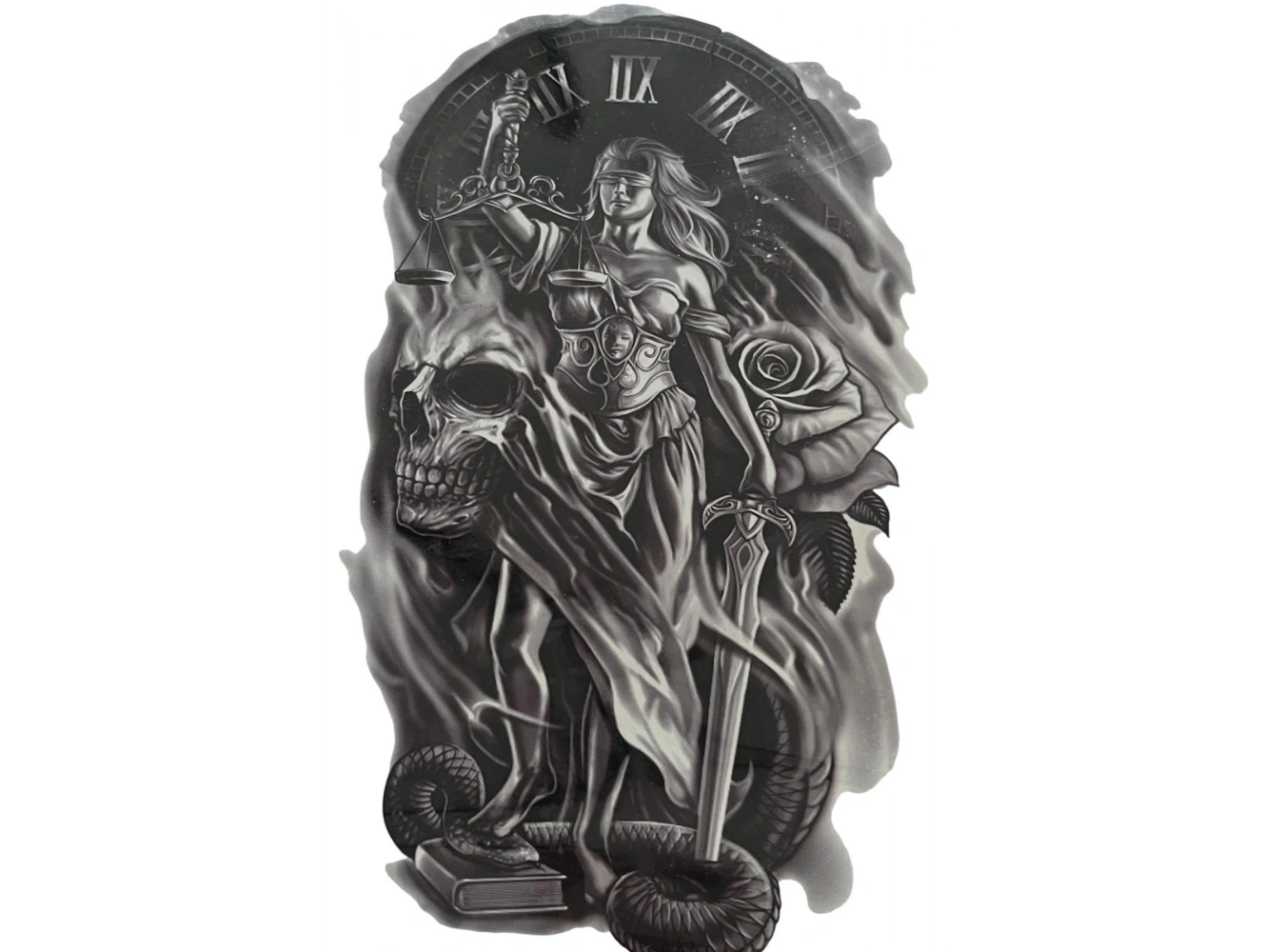 Geçici Heykel Figürlü Dövme Tattoo