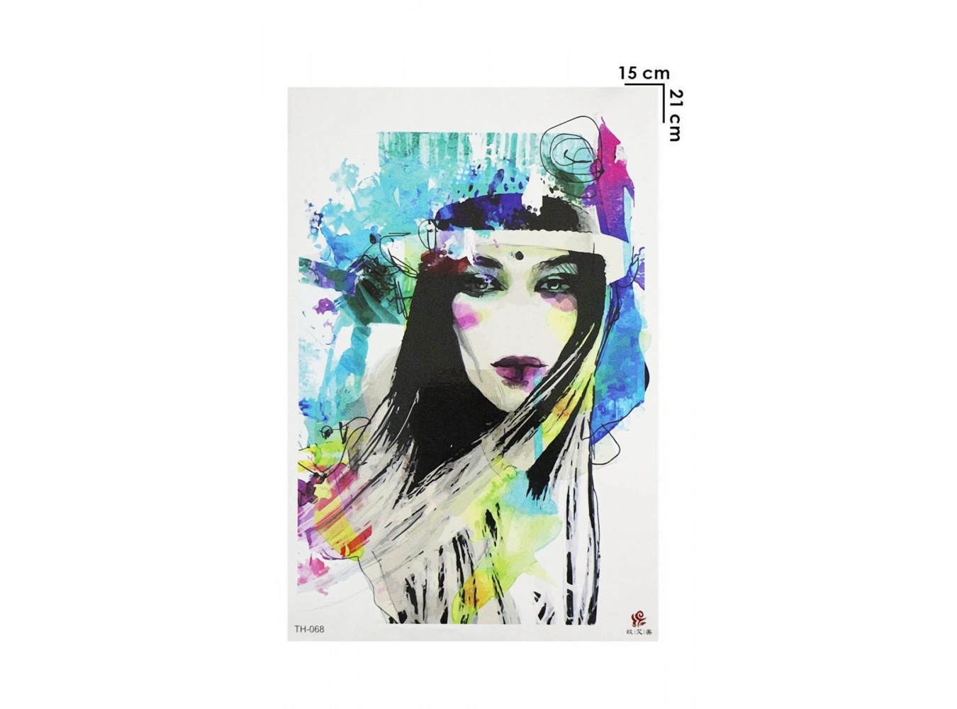 Geçici Kadın Modelli Dövme Tattoo