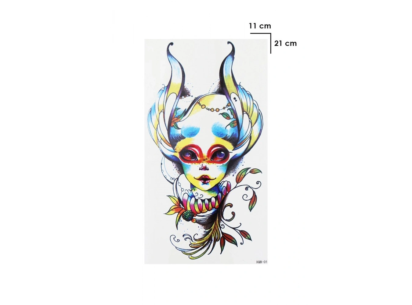 Geçici Kadın Modelli Dövme Tattoo