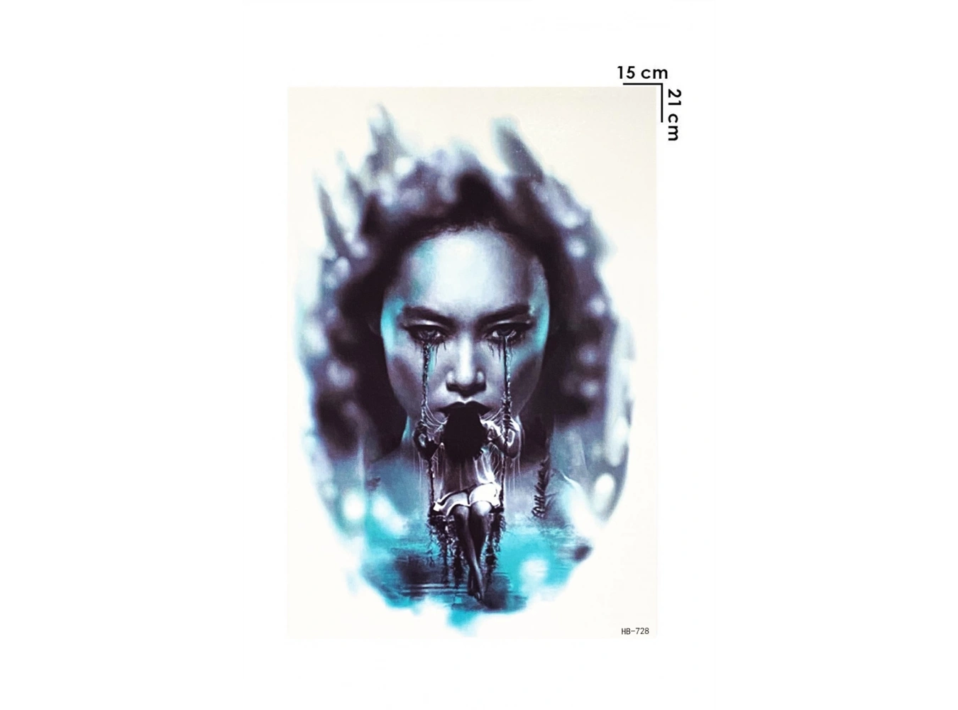 Geçici Kadın Modelli Dövme Tattoo