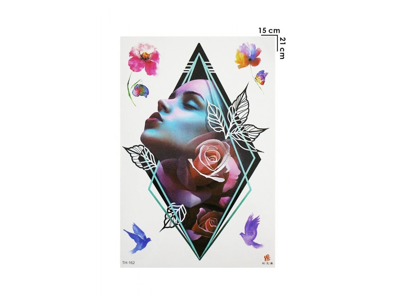 Geçici Kadın Modelli Dövme Tattoo