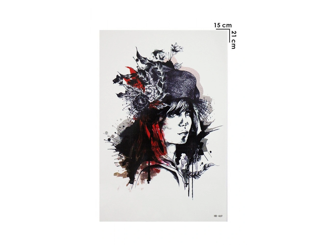 Geçici Kadın Modelli Dövme Tattoo