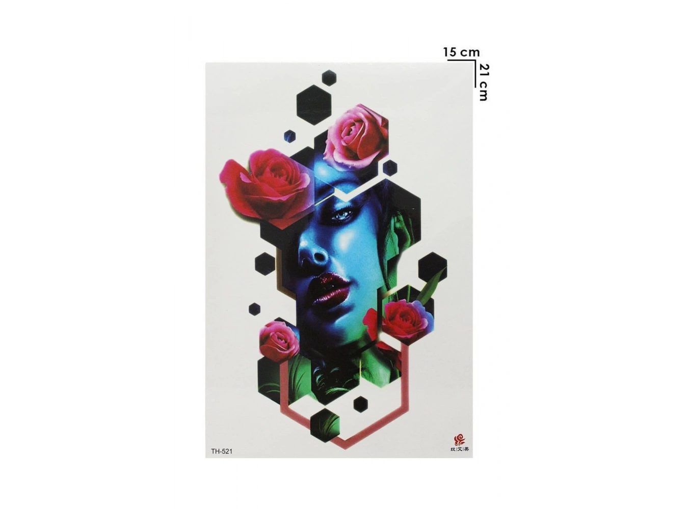 Geçici Kadın Modelli Dövme Tattoo