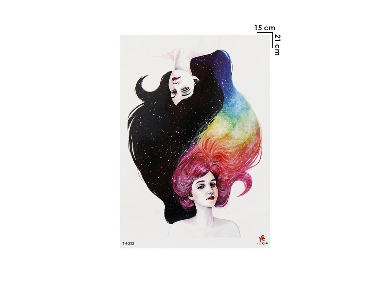 Geçici Kadın Modelli Dövme Tattoo