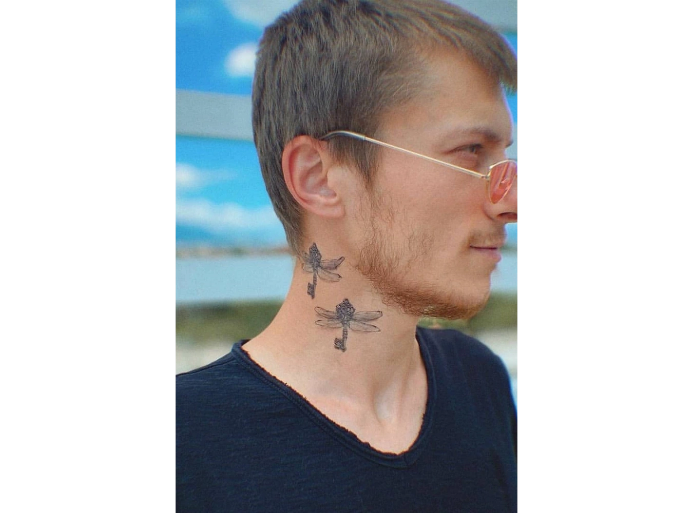 Geçici Kanatlı Anahtar Mini Dövme Tattoo