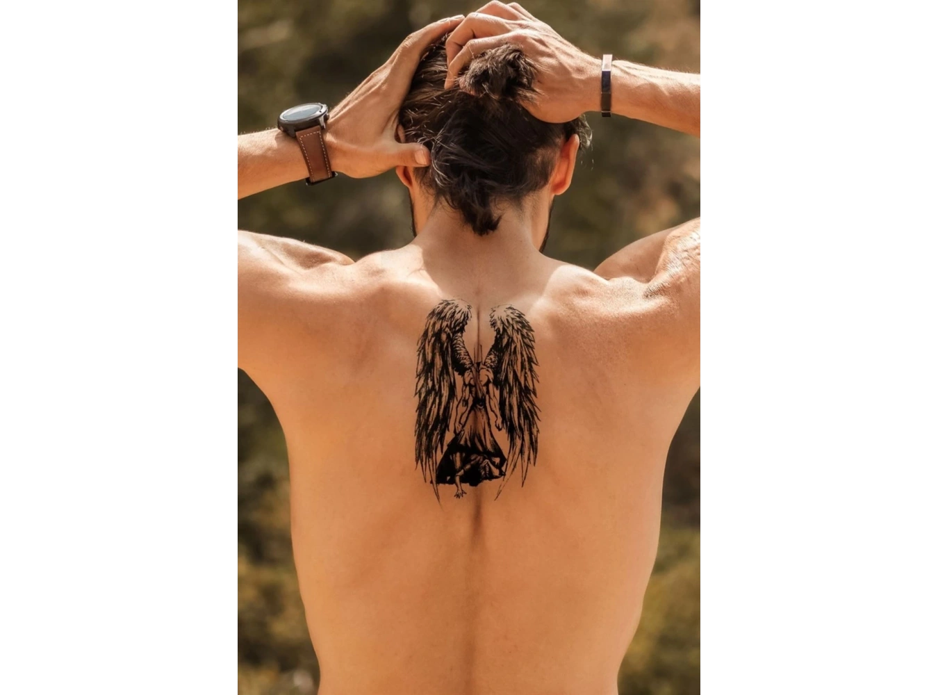 Geçici Kanatlı Savaşçı Dövme Tattoo